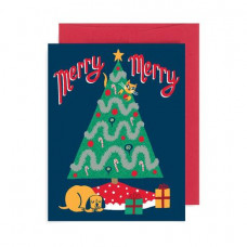 Card - Merry Merry Cat & Dog